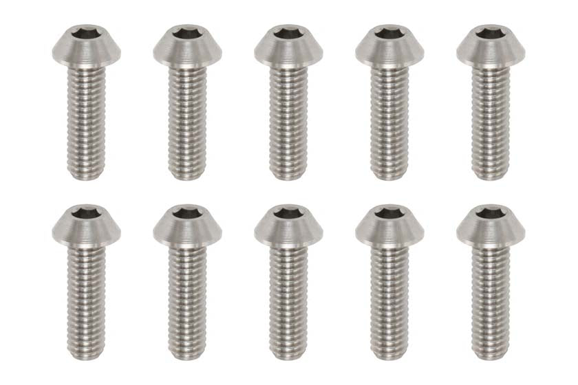 RP-041101 High Precision Machined Titanium Button Head Socket Sc