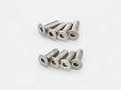 S33010HT 3x10mm FH Titanium Hex Screw (8pcs)