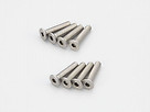 S33015HT 3x15mm FH Titanium Hex Screw (8pcs)