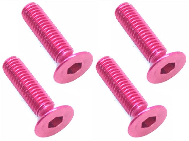 SAR-312PK 3x12 70-75 Jura Hex Plate Screw (Pink / 4 Pieces)