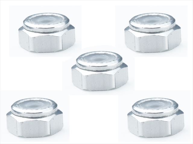 SGX-02S 2mm Aluminum nylon nut (silver)