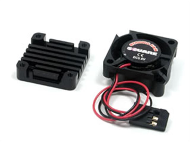 SGE-31FBK Heat sink set for strong fan 25&ESC (black)