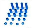 SGE-51TB Aluminum Spacer Set Tamiya Blue