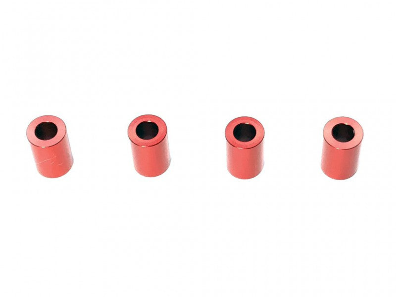 SGE-980R Aluminum M3 Collar8t (Red) 4 Pcs.