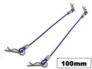 SGF-100BY Body Pins With Wire (100mm Dark Blue) 2 pcs