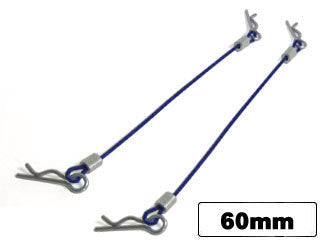 SGF-60BY Body Pins With Wire (60mm Dark Blue) 2 pcs