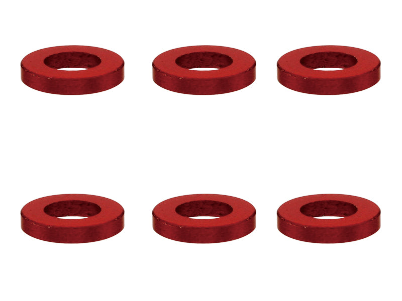 SGX-910R Aluminum M3 washer 1.0t (red)
