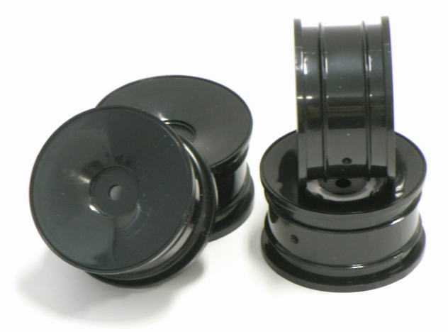SPA-137 Mini Dish Wheels Black 4pcs