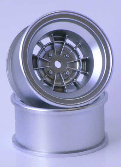 SPA-773 TS Type Wheel 9mm Offset Chrome Matte Silver 2pcs