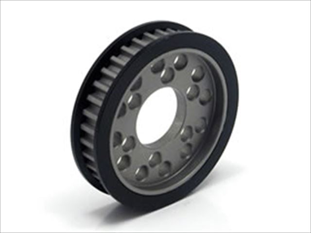 STA-336WBK Aluminum 1 Way Front Pulley 36T (Black) for TAMIYA TA