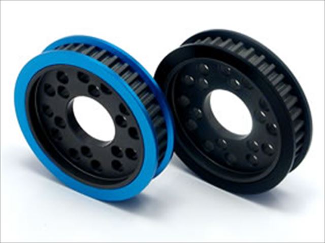 STA-337W Aluminum Front 1WAY pulley 37T (blue) For TAMIYA TA05&