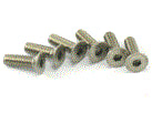 STR-314 Titanium Flat Head Screw Hex M3x14