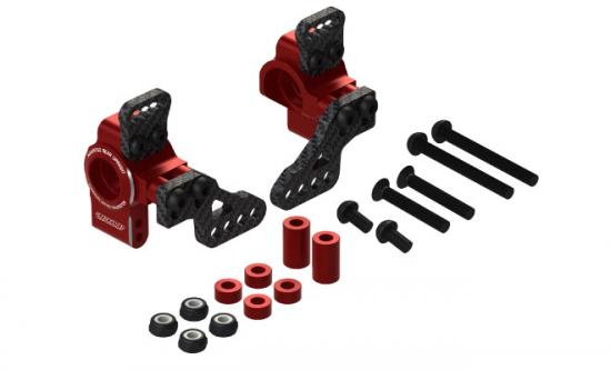 STR207R Drift Package Direct-Coupled Damper Rear Upright Red