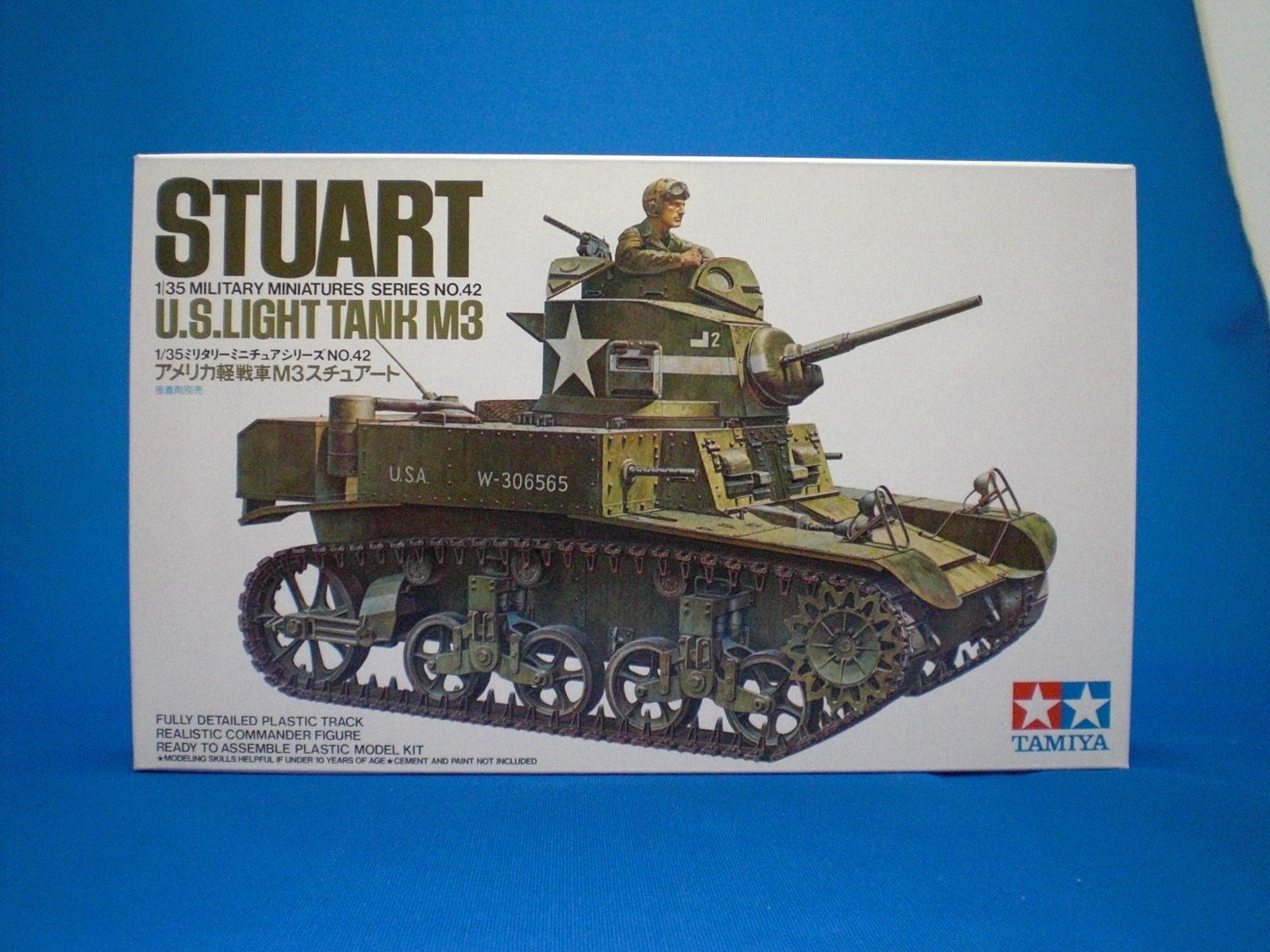 35042 U.S. M3 Stuart Light Tank Kit - CA142