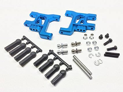 SWR-31FB Wide Suspension Arms Front for Tamiya Wild Willy 2 Blue