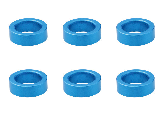 SGE-120  Aluminum Collar 6 φ6×4×2.0t (TAMIYA Blue)