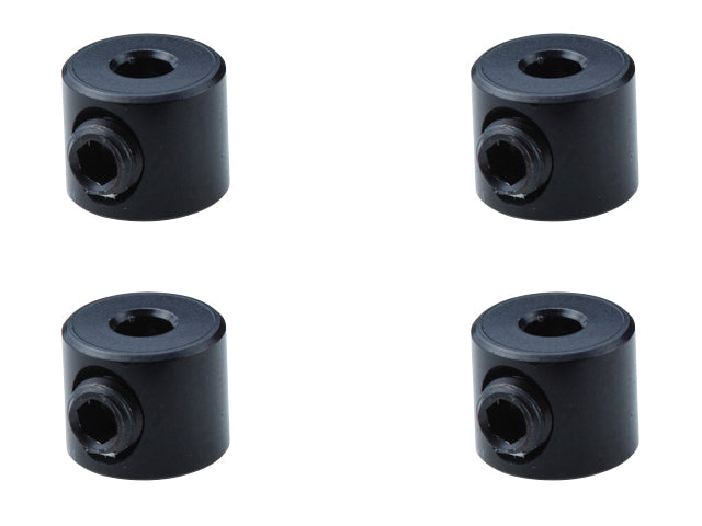 SGE-17BK 2㎜ Aluminum Linkage Stopper Black 4pcs