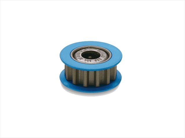 SGE-314W  Aluminum Center 1way pulley 14T (general purpose) blue