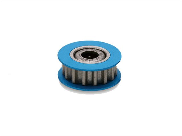 SGE-316W  Aluminum Center 1way pulley 16T (general purpose) blue