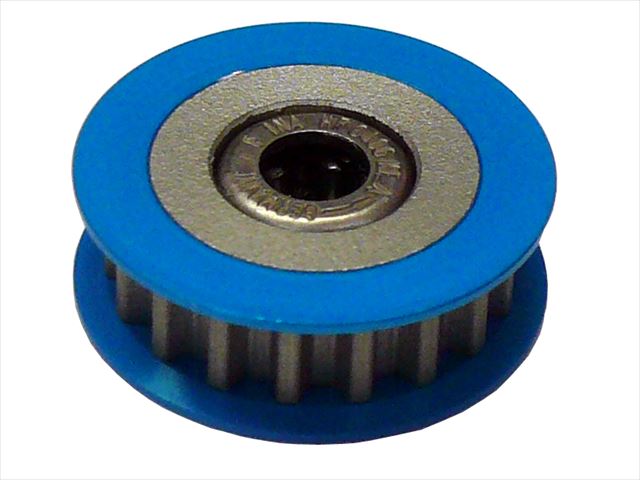SGE-317W  Aluminum Center 1way pulley 17T (general purpose) blue