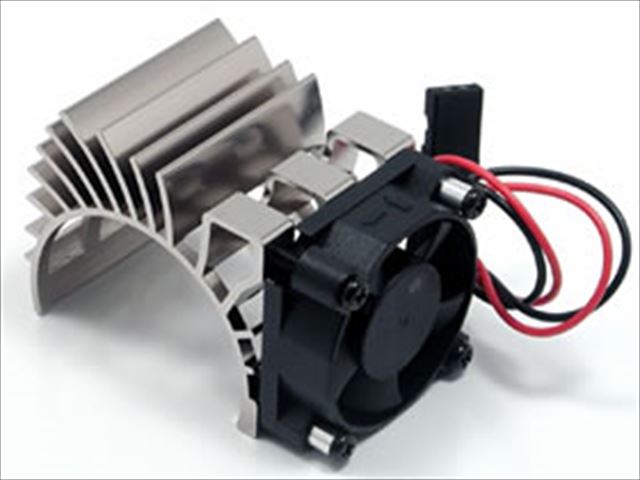 SGE-32FS Strong fan 30& motor heat sink set (silver)