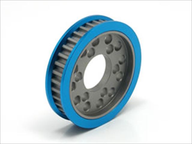 STA-336W Aluminum 1 Way Front Pulley 36T (Blue) for TAMIYA TA 05