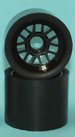 TRG5081 F104 Rear Wheels (Black)