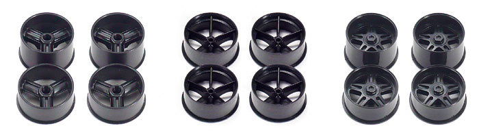 95244 Mini 4WD Carbon Wheel Set - Large Diameter