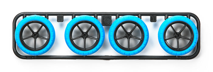 95254 Hard Arched Tires (Blue) - w/Carbon Rein Lg Dia Wheels