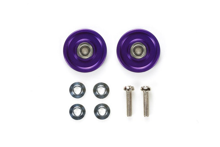 95049 13mm Alum Ball Race Rollers - Ringless/Violet