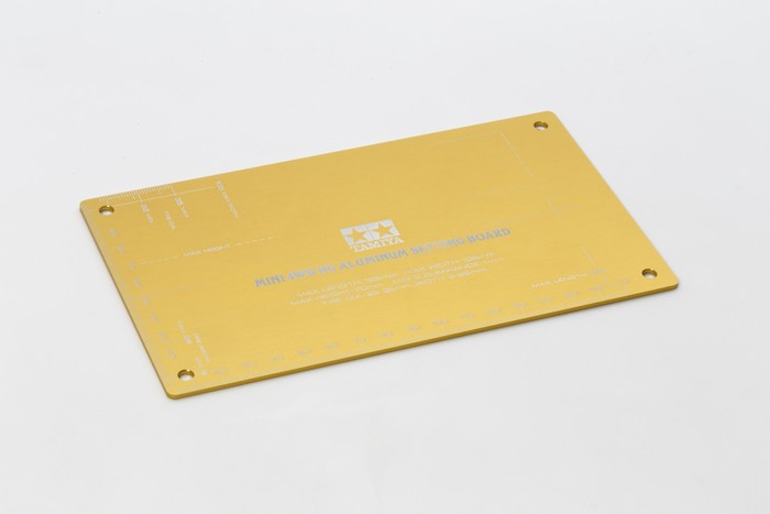 95201 HG Aluminum Setting Board - For Mini 4WD (Gold)