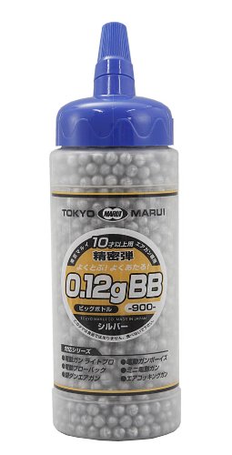 BB Bullet 0.12g Precise Bullet Silver Dan Big Bottle (900 BBs)