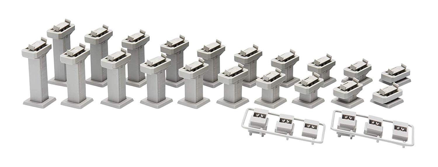 3234 Concrete Pier Set P1 - P10 (10 Piers in Different Heights,