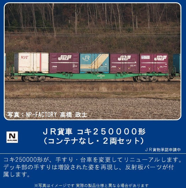 8741 J.R. Freight Car Type KOKI250000 (without C