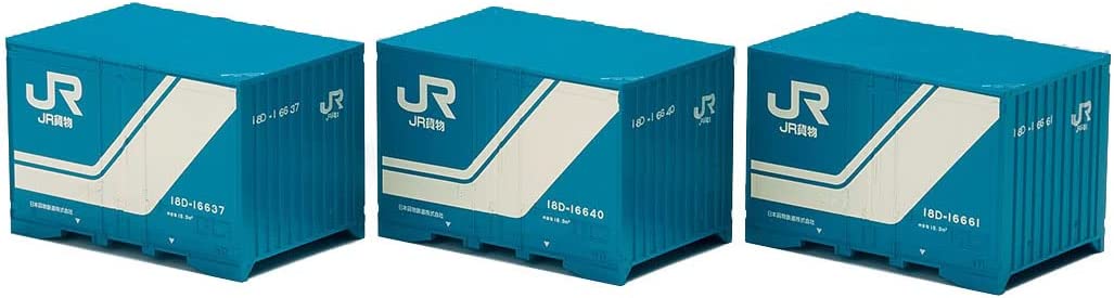 HO-3140 1/80(HO) J.R. Type 18D Container (3 Pieces
