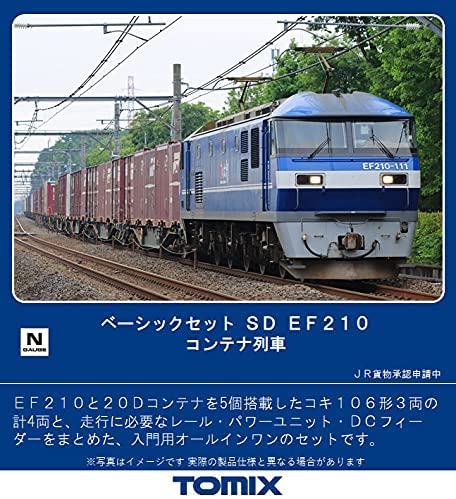 [PO AUG 2021] 90181 Basic Set SD EF210 Container Train (4-Car Se