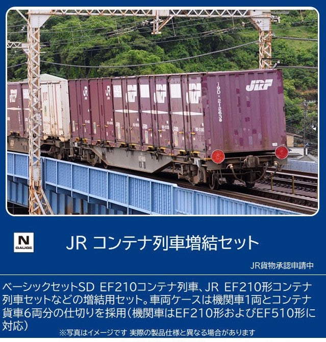 98486 J.R. Container Freight Train Additional Set