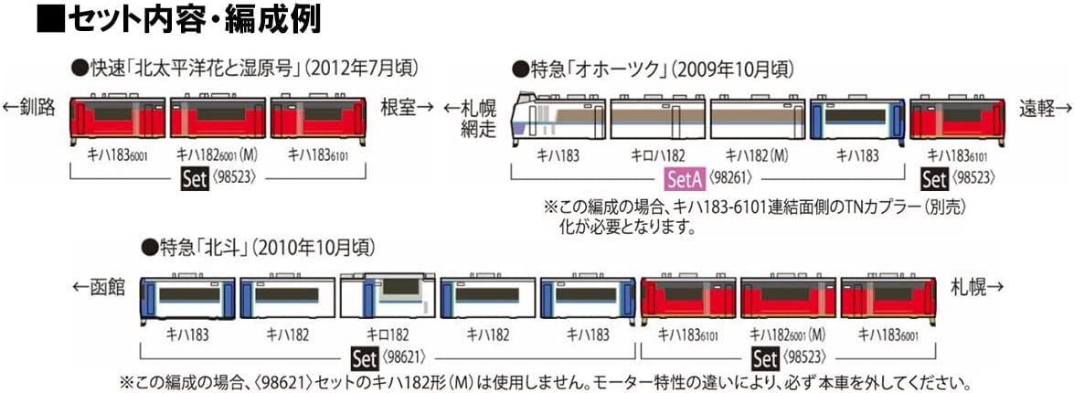 [PO JUNE 2023] 98523 J.R. Diesel Car Series KIHA183-6000 (Japane