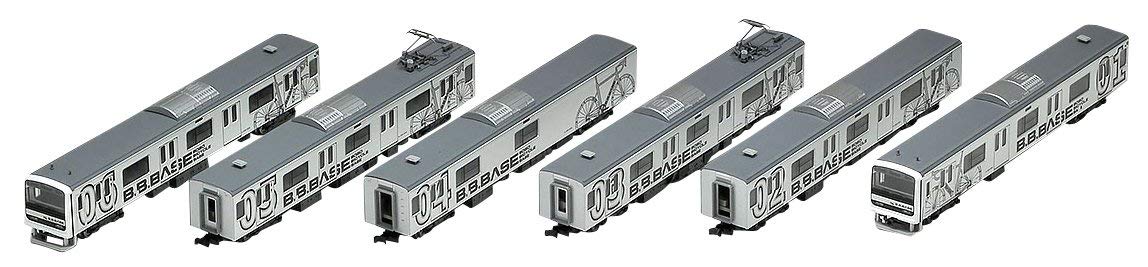 98643 JR Train Series 209-2200 Boso Bicycle Base Set (6-Car Set)