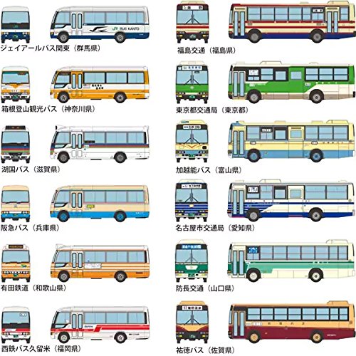 Bus Collection No.23 N-Scale 12pcs