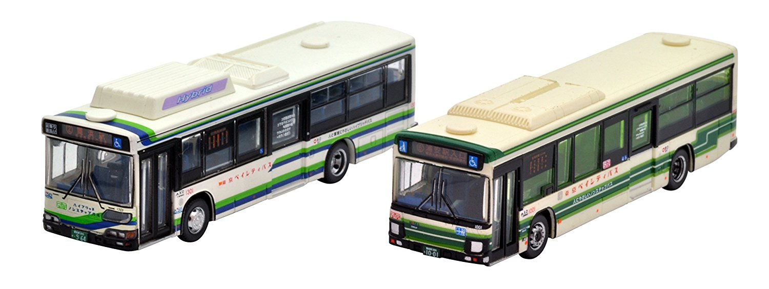 286141 The Bus Collection Tokyo Bay City Kotsu Old and New Color