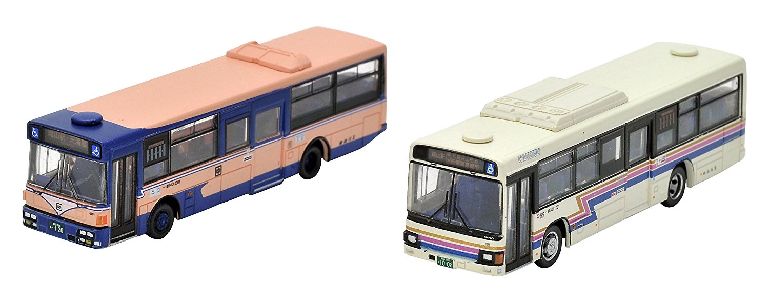 287841 The Bus Collection Chutetsu Bus Old and New Color