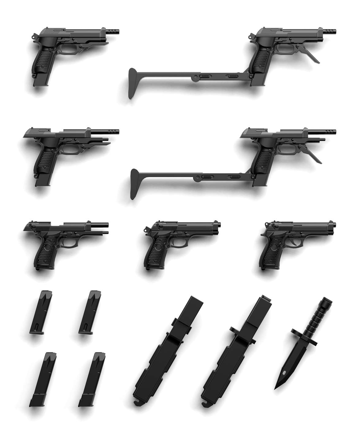 1/12 Little Armory (LA049) M9 & M93R Type