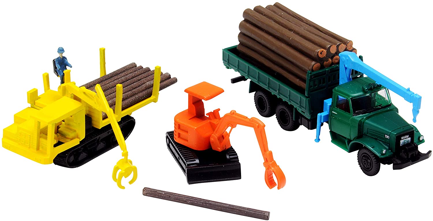 307844 The Truck Collection Log Transporter Set (3 Cars Set)