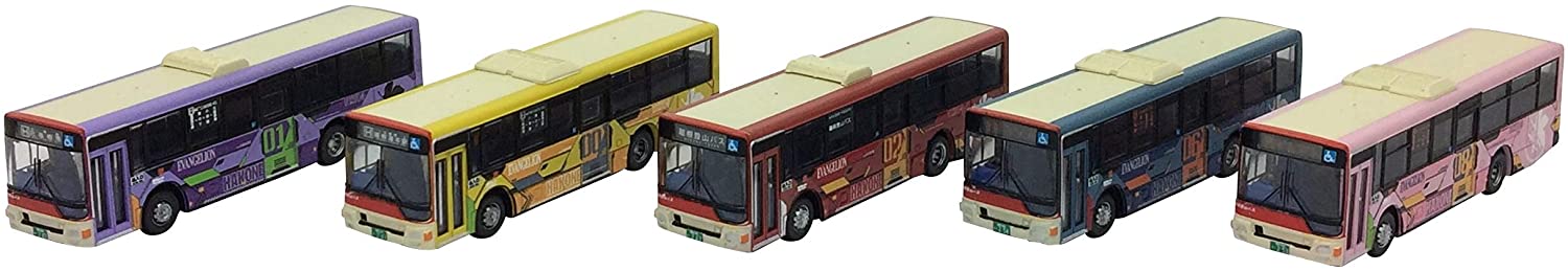 310839 The Bus Collection Hakone Tozan Bus Evangelion Bus (5 Car