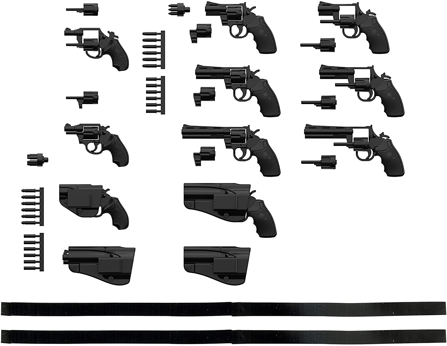 317012 1/12 Little Armory (LA074) Revolver Set A