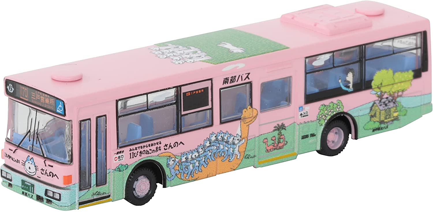 317203 The Bus Collection Nanbu Bus 11 Piki no Neko Wrapping Bus