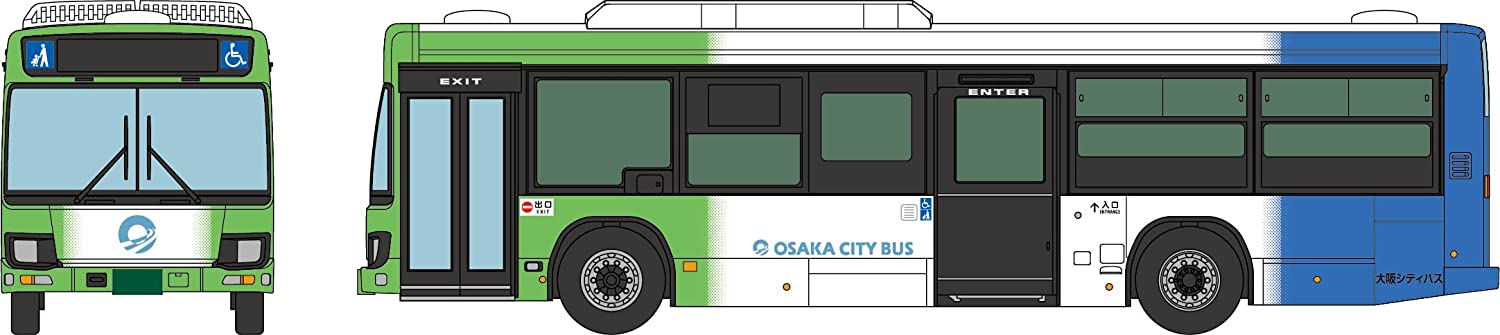 323167 The All Japan Bus Collection [JB084] Osaka City Bus (Osak