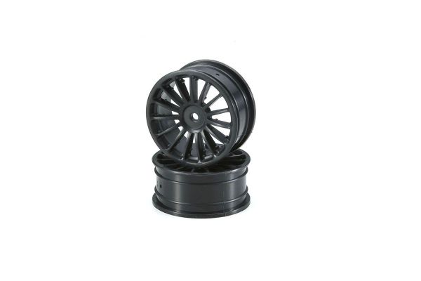 VZH003BK Wheel(15-Spoke/Black/24mm/2pcs)