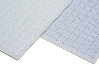 OM-302 Plastic Plate (Gray) Graduated (White) 0.5mm (2pcs.)